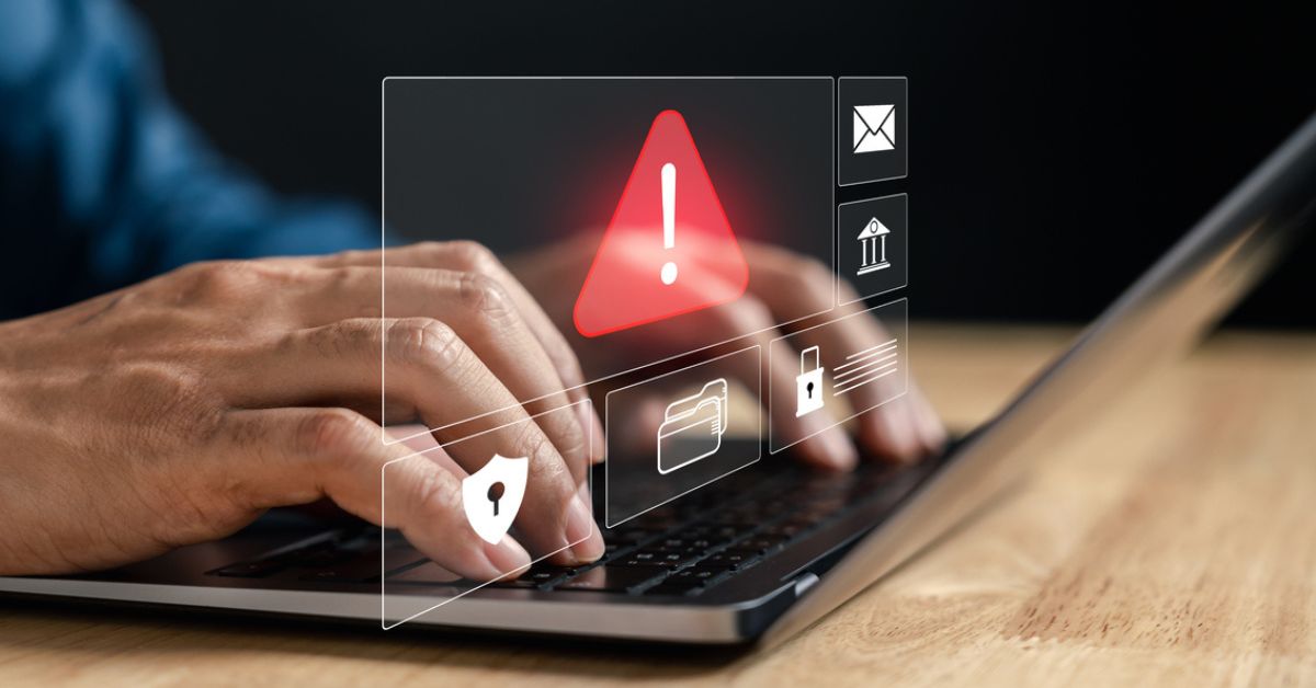 security error on a laptop
